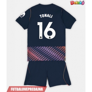 Lacne Dětský Futbalové dres Tottenham Hotspur Sandro Tonali #16 2026-27 Krátky Rukáv - Preč (+ trenírky)